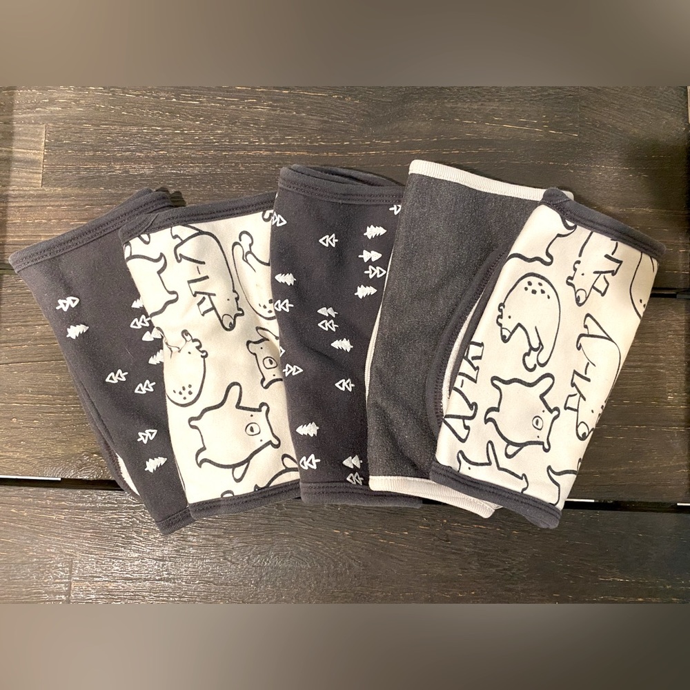 Gerber Baby 5-Pack Animal Prints Burp Cloths